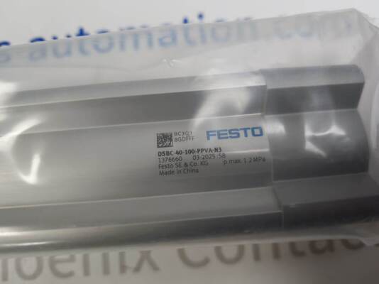 Festo DSBC-40-100-PPVA-N3 اسطوانة هوائية قياسية مزدوجة التمثيل