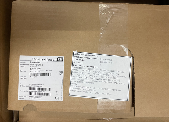 E+H FMP57-2TLM4/0 جهاز إرسال مستوى الرادار الموجه من Levelflex