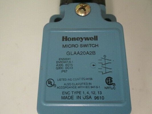 هونيويل GLAA20A2B Snap Action Limit Switch جانب الدوار 10A 600 VAC 250 VDC الزنك سلسلة GLA