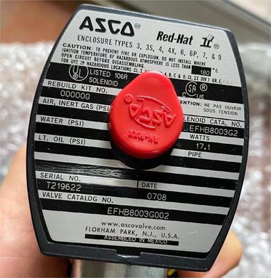 EFHB8003G002 النوماتيكس إيمرسون ASCO صمام الكهربائية عالية التدفق مباشرة العمل 4 طريق