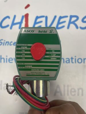 تصنيف إمداد الإدخال 24 فولت تيار مستمر موصل RJ45 نوع صمام الملف اللولبي ASCO 8320G202 للتطبيقات الصناعية