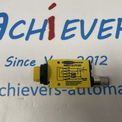 BANNER SME312LPCQD مستشعر كهروضوئي مستقطب عالي الأداء وعاكس للضوء