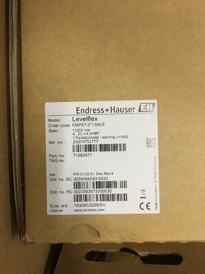 E+H FMP57-2TLM4/0 جهاز إرسال مستوى رادار الموجة الموجهة من Levelflex