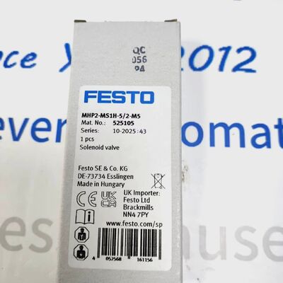 الصمام الكهربائي للدبابيس عالية السرعة Festo MHP2‐MS1H‐5/2‐M5