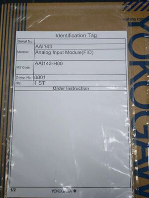 وحدة إدخال تناظرية معزولة 16 قناة YOKOGAWA AAI143-H00