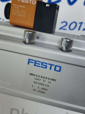 FESTO MDH-52-34-D-4-24DC الصمام الكهربائي ، 24VDC مجموعة لفائف الصمام